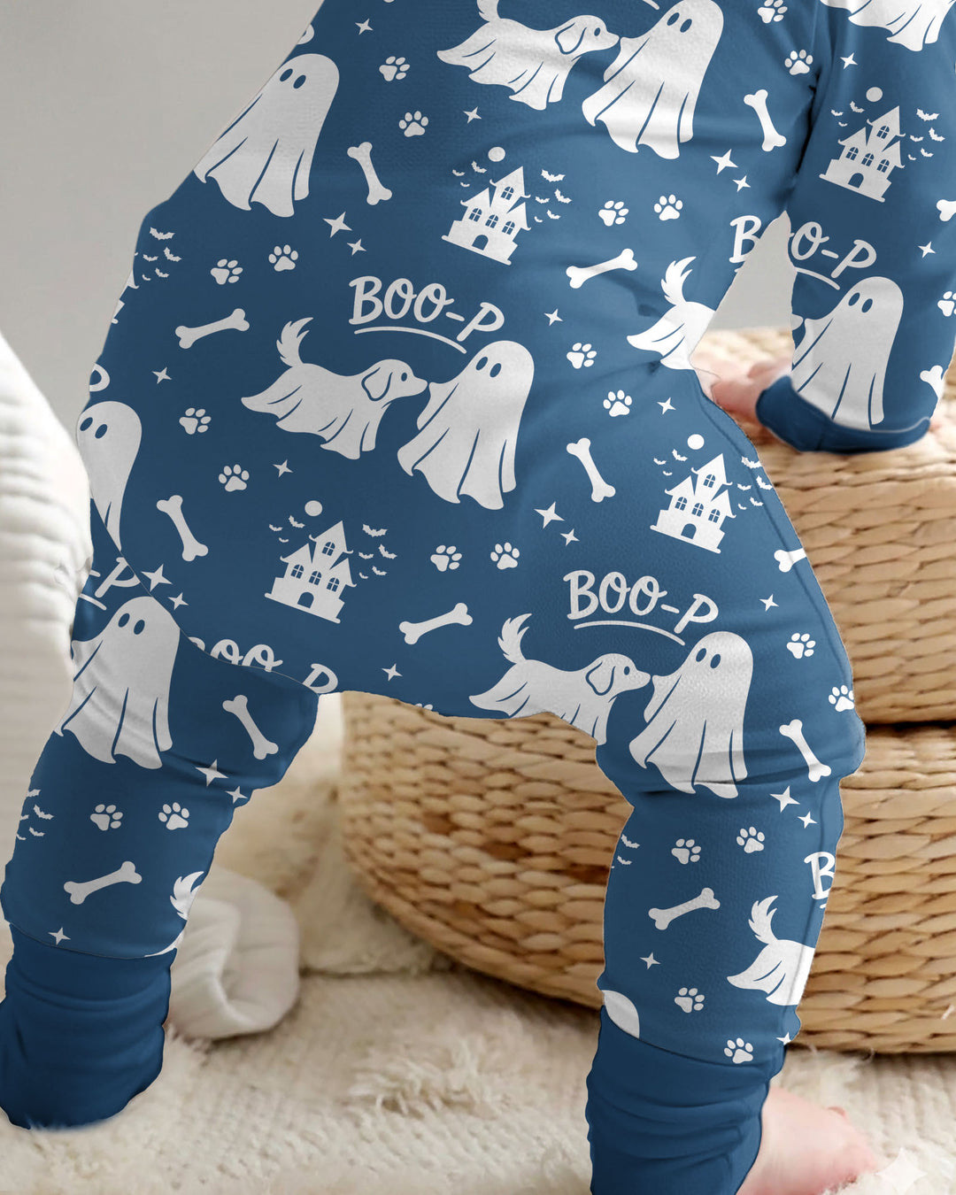 Boo-p Ghost Dog Bamboo Convertible Zippy