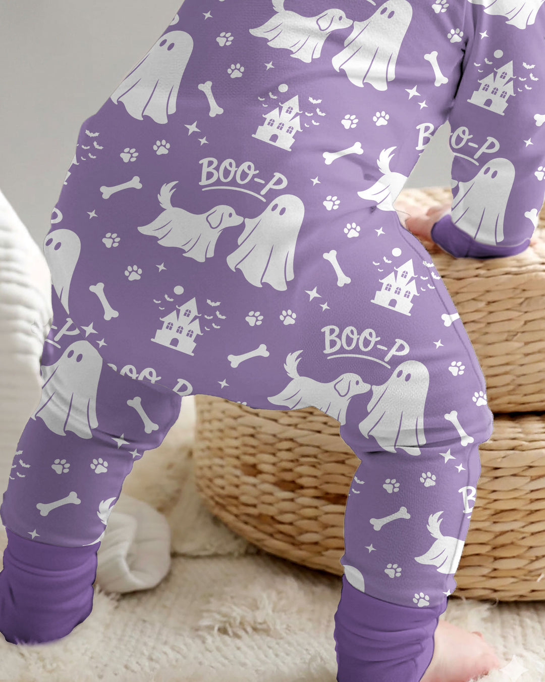 Boo-p Ghost Dog Bamboo Convertible Zippy