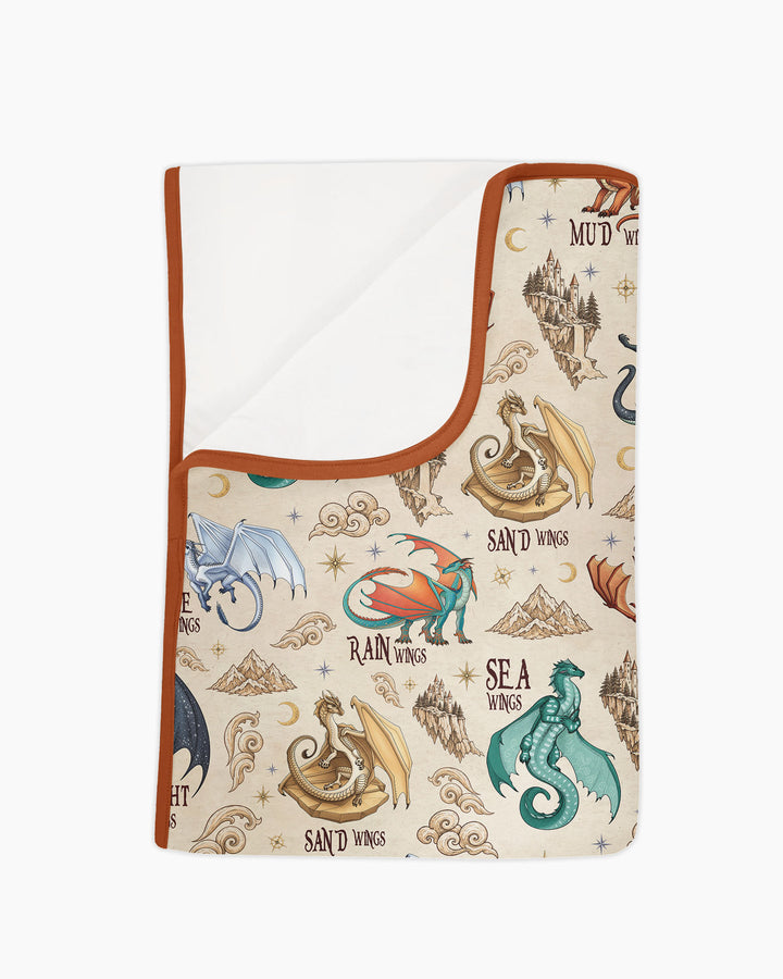 Elemental Dragons Bamboo Blanket