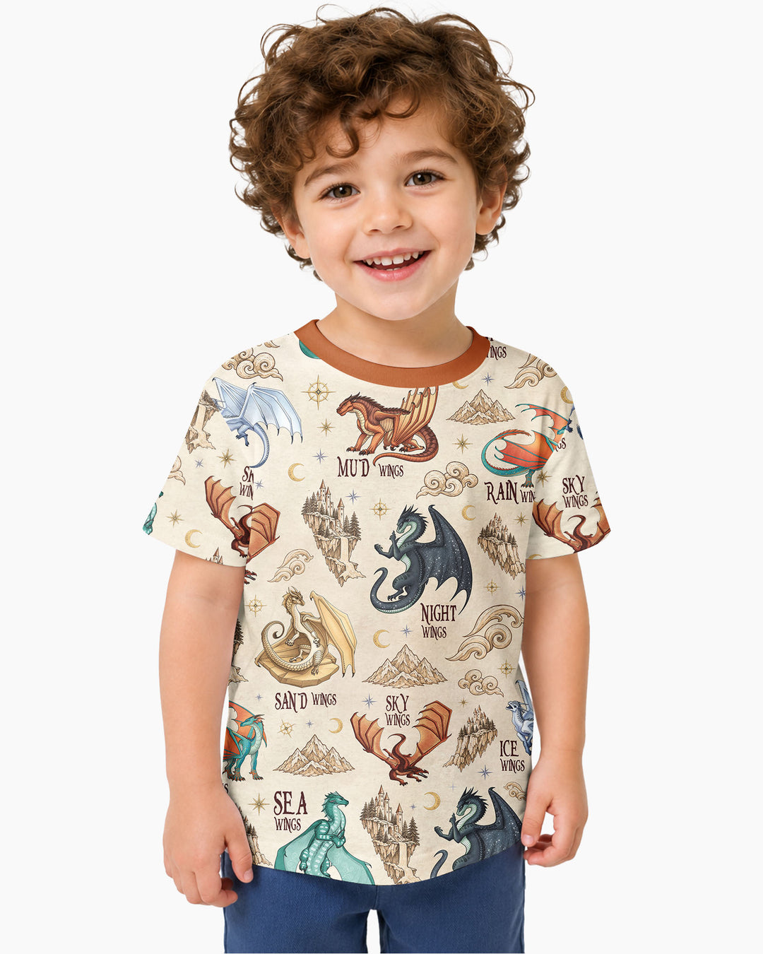 Elemental Dragons Bamboo Crewneck T-Shirt