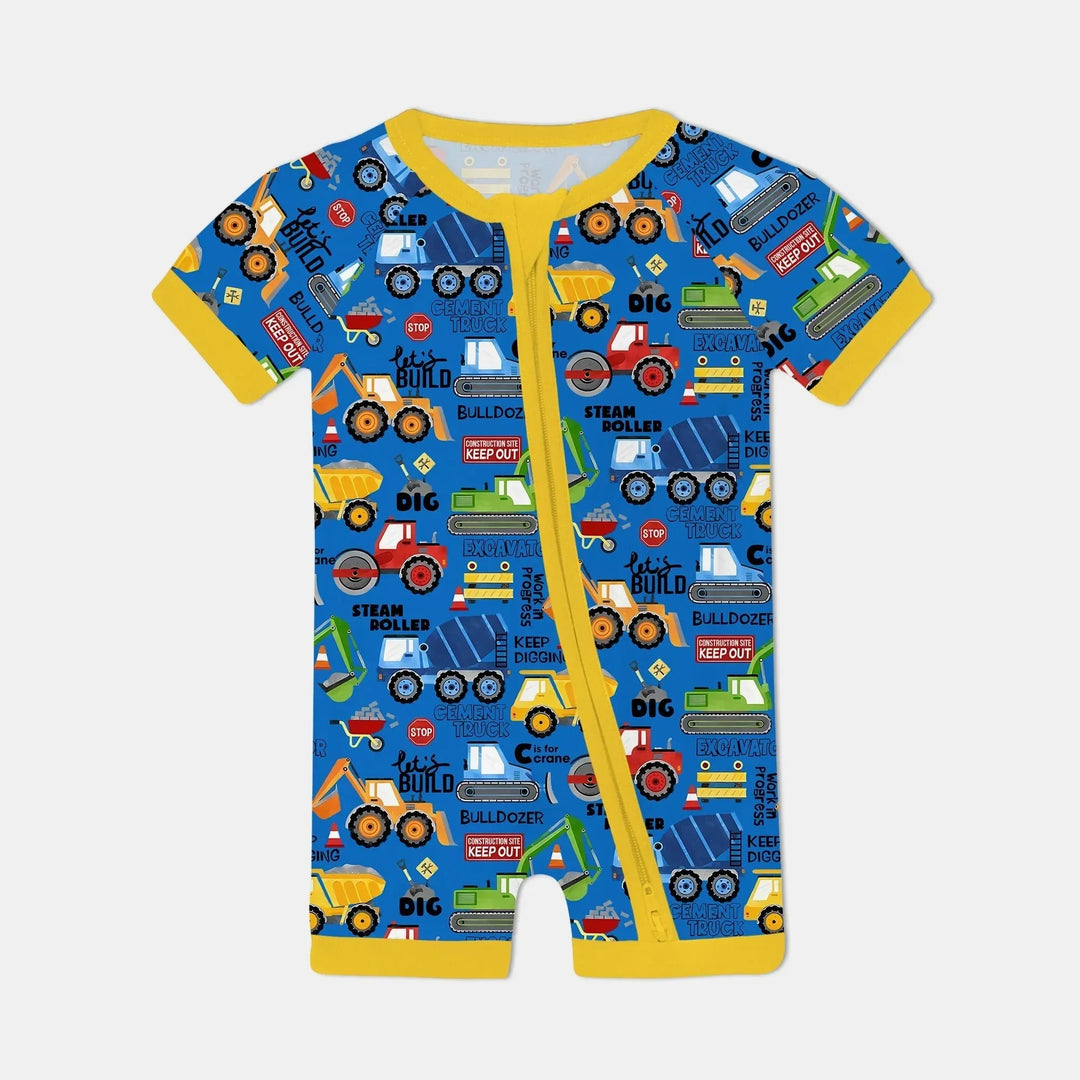 Build Your Own World Shorty Zippy , Build Your Own World Shorty Zippy - 0-3M / Yellow / Black
