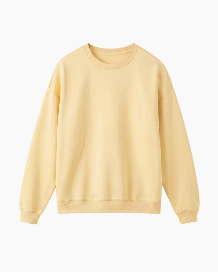 Solid Color Bamboo Adult Crewneck Sweatshirt