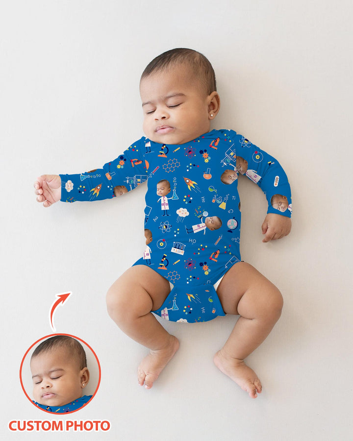 Custom Image Chemical Laboratory Bamboo Bodysuit