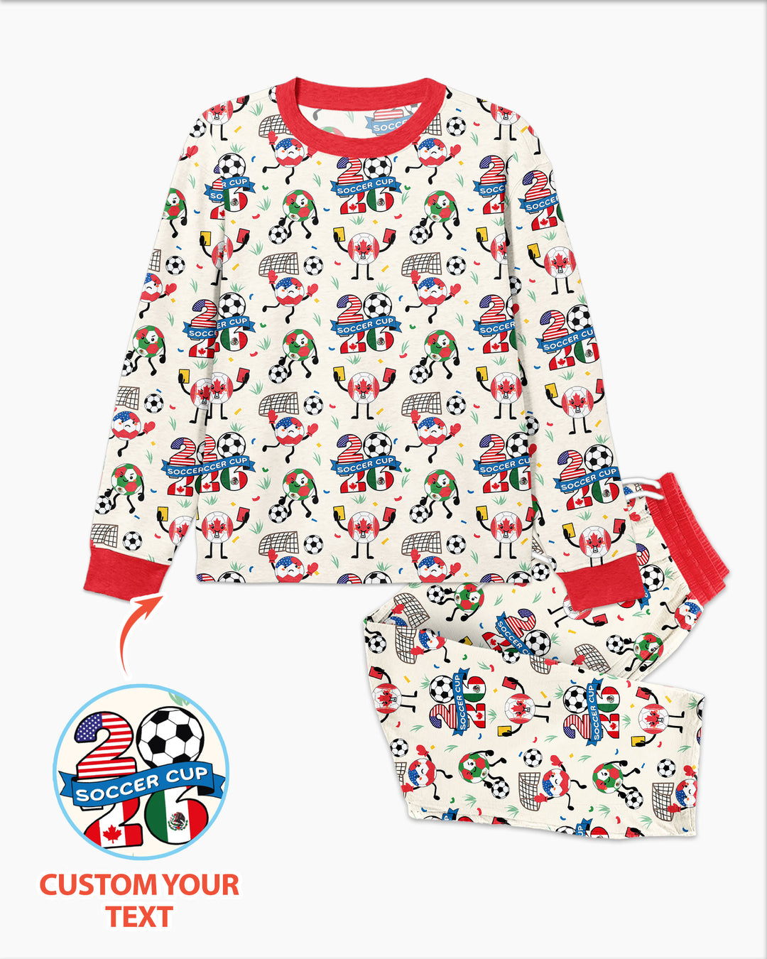 Soccer Squad 2026 Bamboo Men's Pajama Set