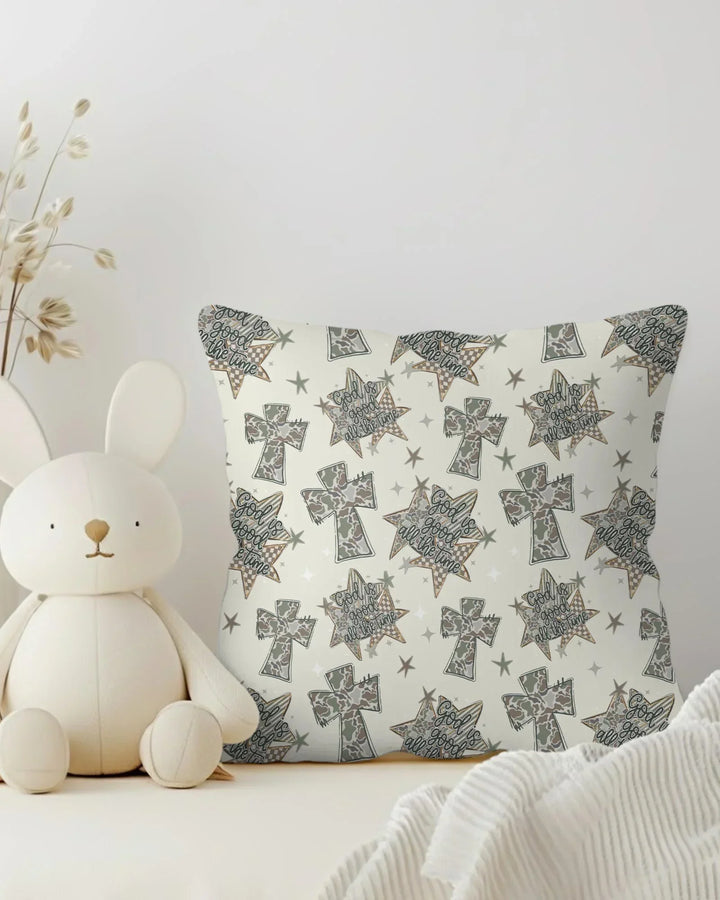 Camo God is Good Family Matching Bamboo Pillow Case