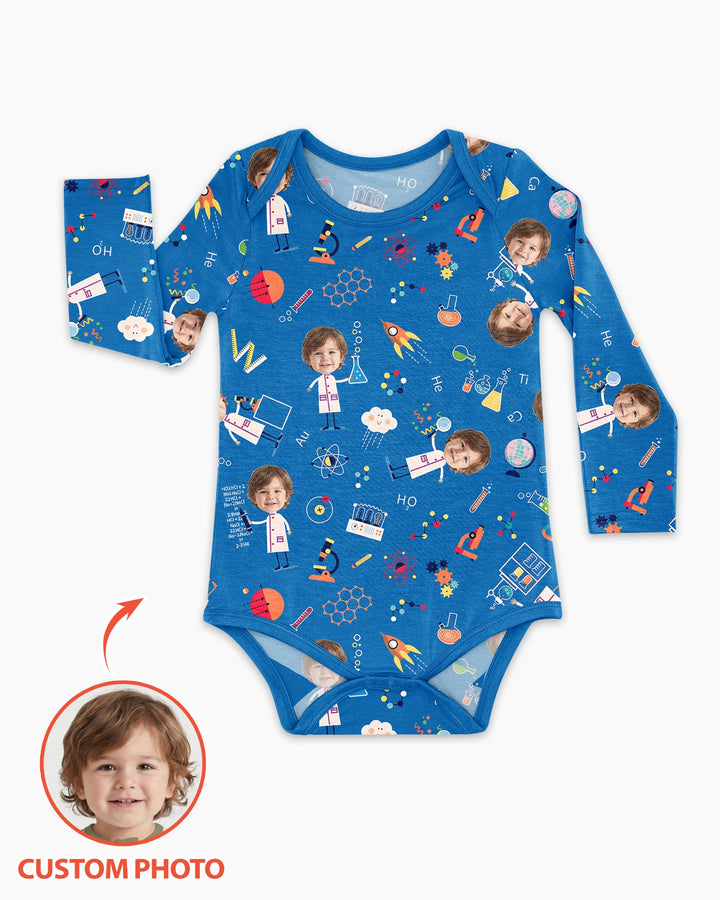 Custom Image Chemical Laboratory Bamboo Bodysuit