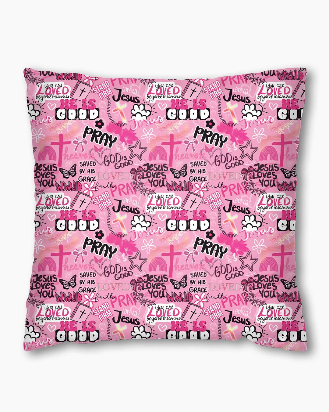 Pink Faith & Grace Bamboo Pillow Case