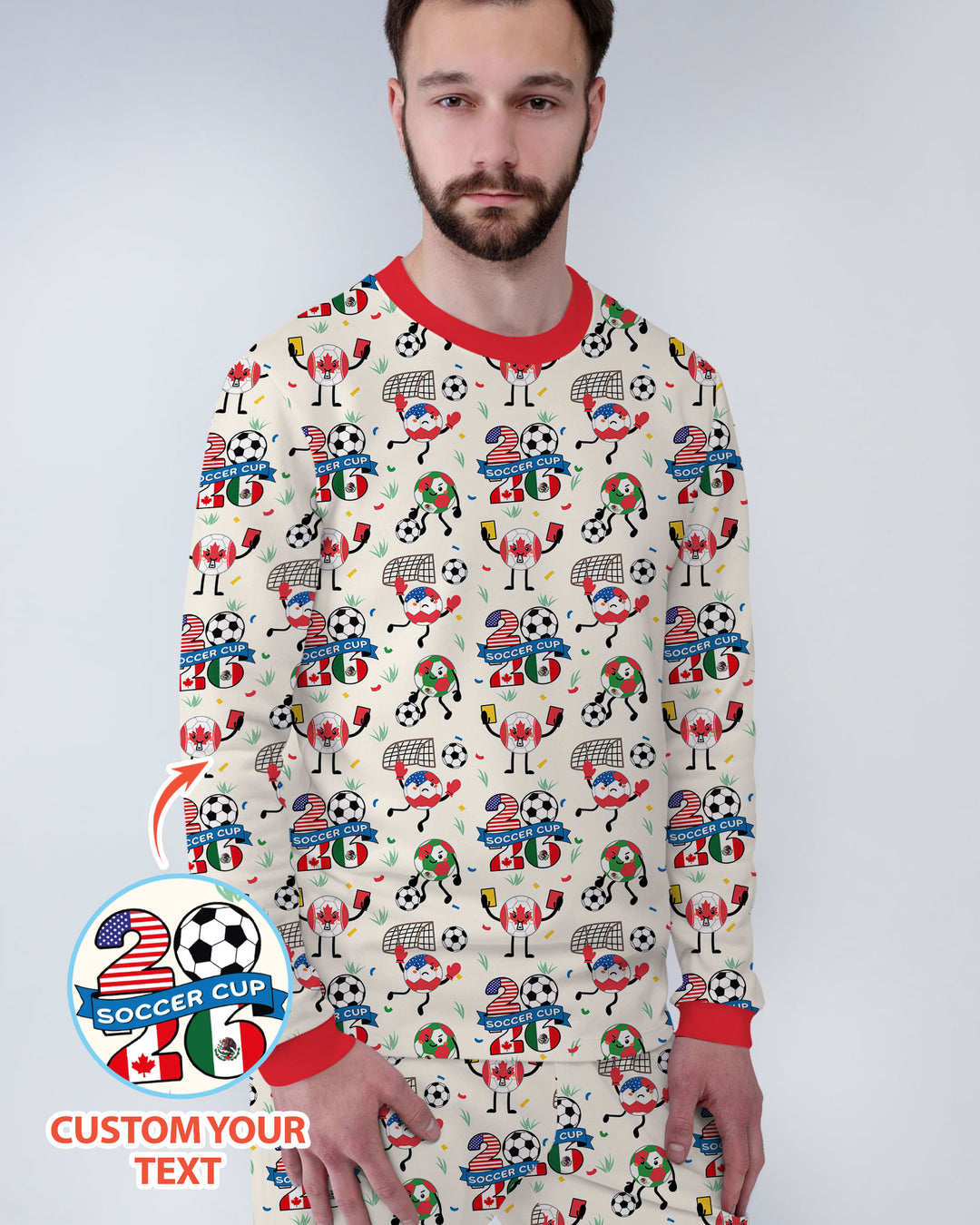 Soccer Squad 2026 Bamboo Men's Pajama Set