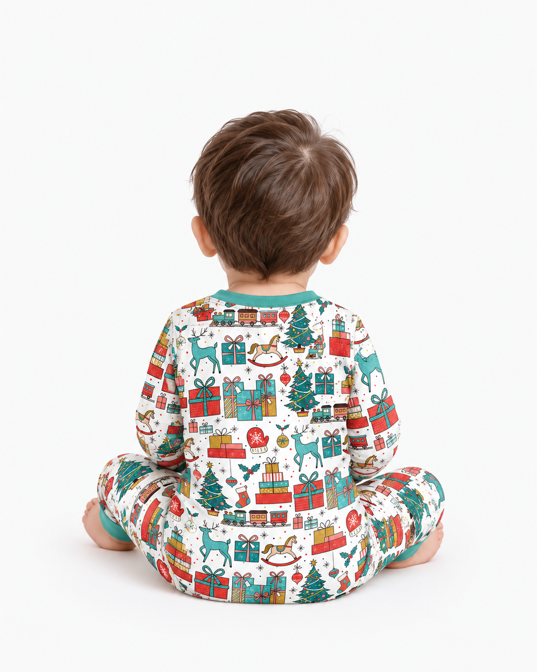 Santa’s Special Delivery Bamboo Two Piece Long Sleeve Pajama Set