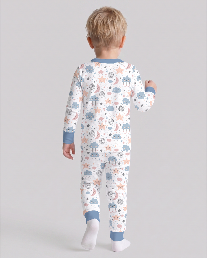 My Mommy Loves Me To The Moon And So Do I Bamboo Two Piece Long Sleeve Pajama Set