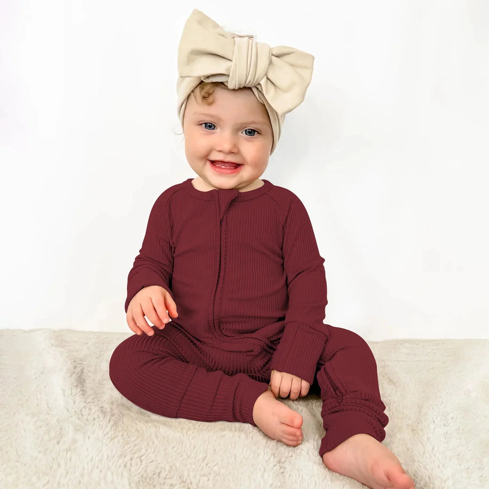 Cherrywood Ribbed Convertible Zippy , Cherrywood Ribbed Convertible Zippy - 0-3M