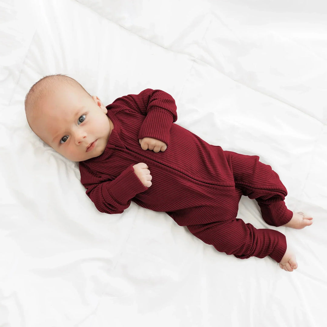 Cherrywood Ribbed Convertible Zippy , Cherrywood Ribbed Convertible Zippy - 0-3M