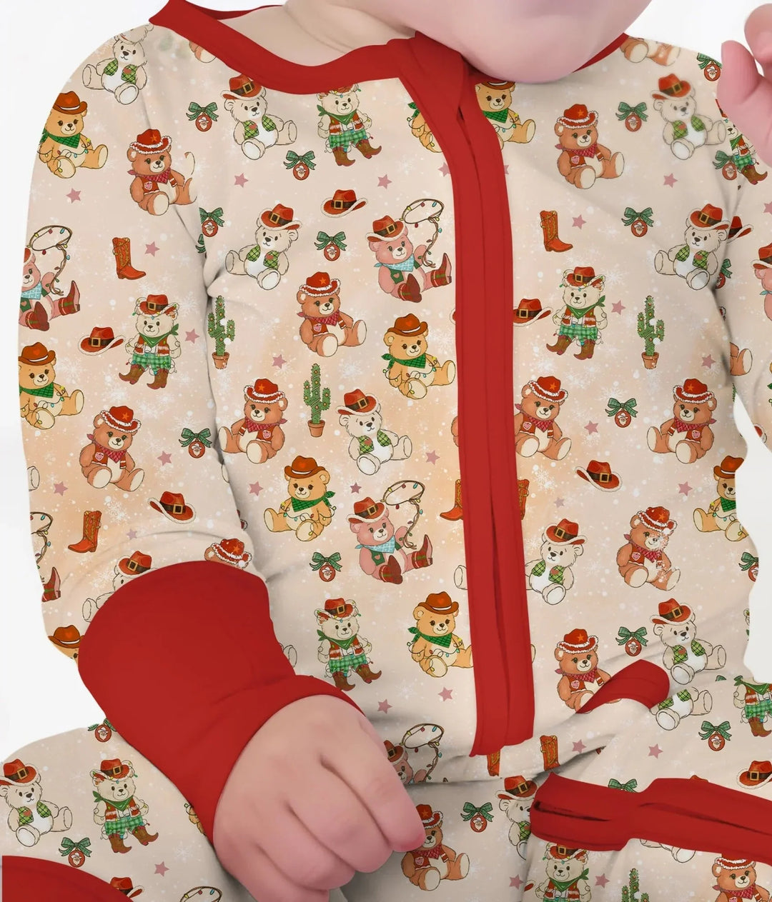 Christmas Cowboy Teddy Convertible Zippy , Christmas Cowboy Teddy Convertible Zippy - 0-3M