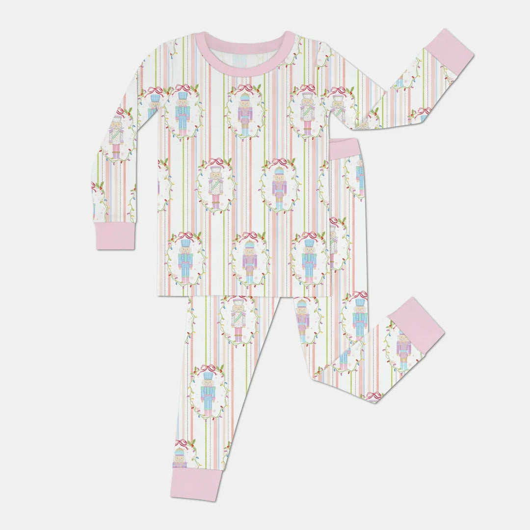Christmas Nutcracker Two Piece Long Sleeve Pajama Set , Christmas Nutcracker Two Piece Long Sleeve Pajama Set - 12-18M