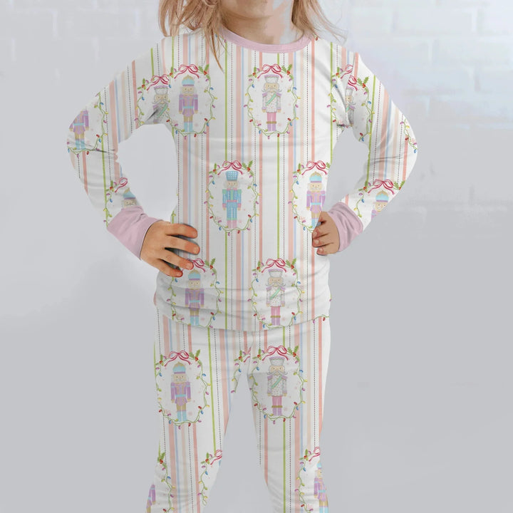 Christmas Nutcracker Two Piece Long Sleeve Pajama Set , Christmas Nutcracker Two Piece Long Sleeve Pajama Set - 12-18M