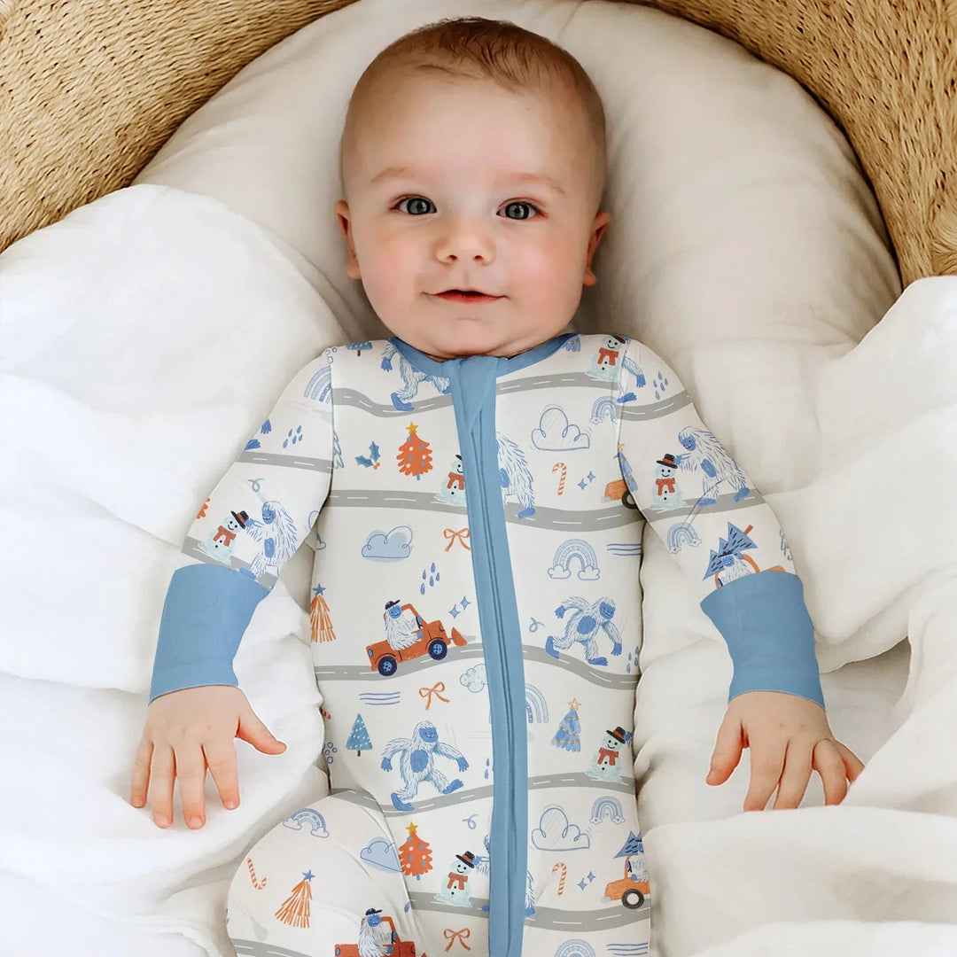 Christmas Sasquatch Convertible Zippy , Christmas Sasquatch Convertible Zippy - 0-3M