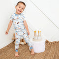 Christmas Sasquatch Two Piece Short Sleeve Pajama Set , Christmas Sasquatch Two Piece Short Sleeve Pajama Set - 12-18M