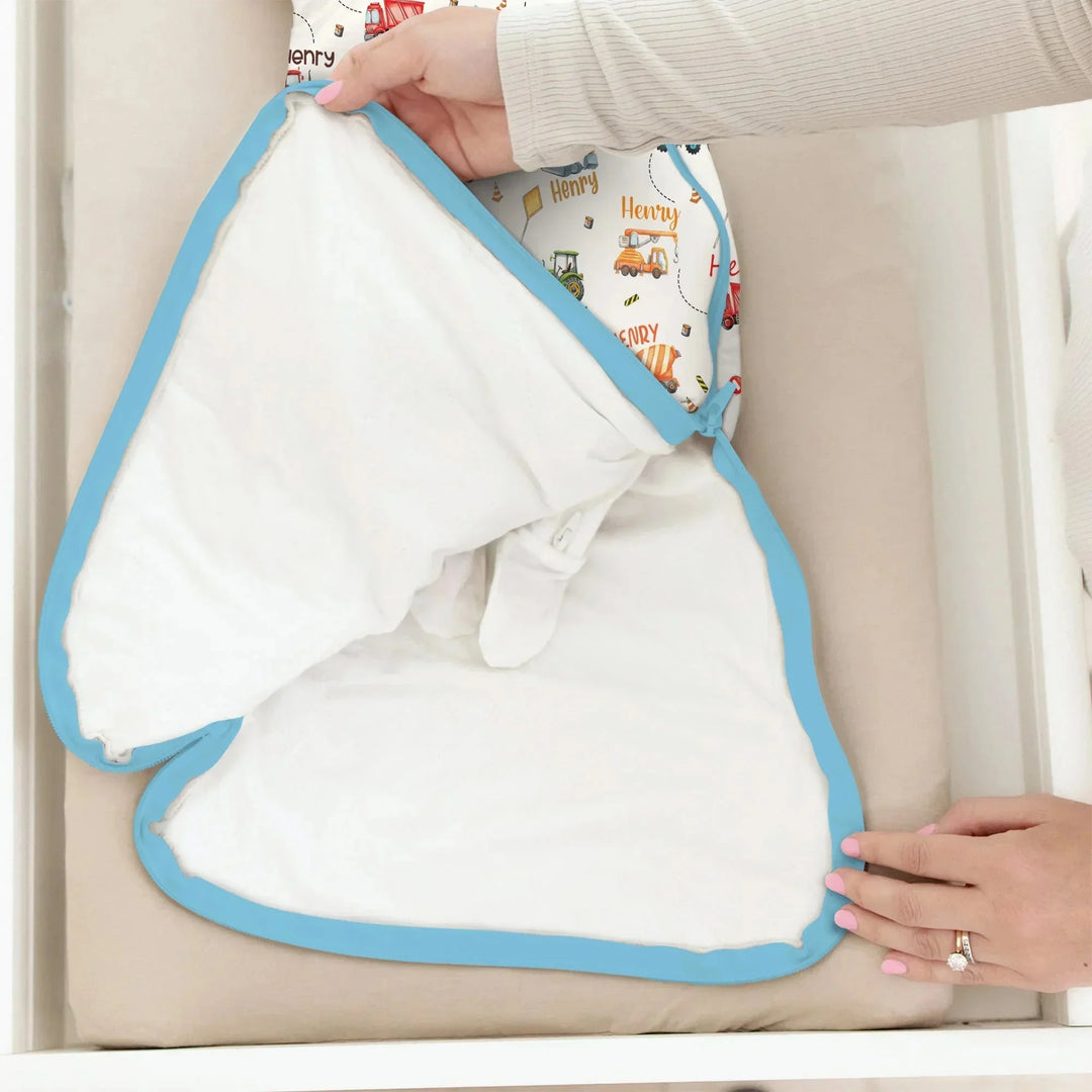 Construction Vehicles Custom Name Sleep Bag , Construction Vehicles Custom Name Sleep Bag - XS / 0.5 TOG