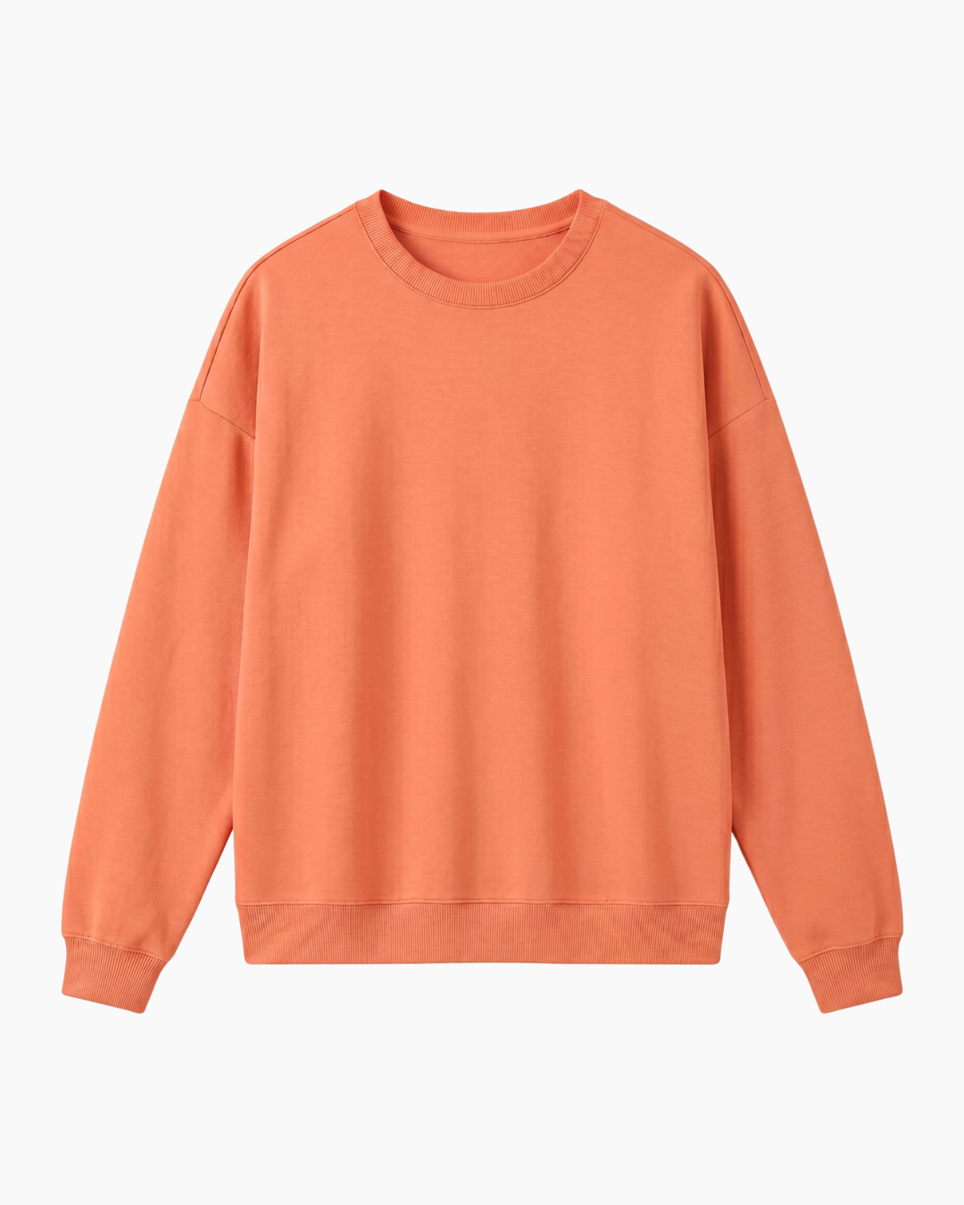 Solid Color Bamboo Adult Crewneck Sweatshirt