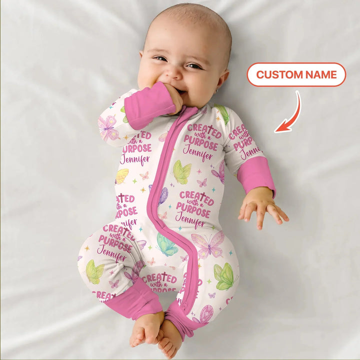 Created With A Purpose Custom Name Convertible Zippy , Created With A Purpose Custom Name Convertible Zippy - 0-3M