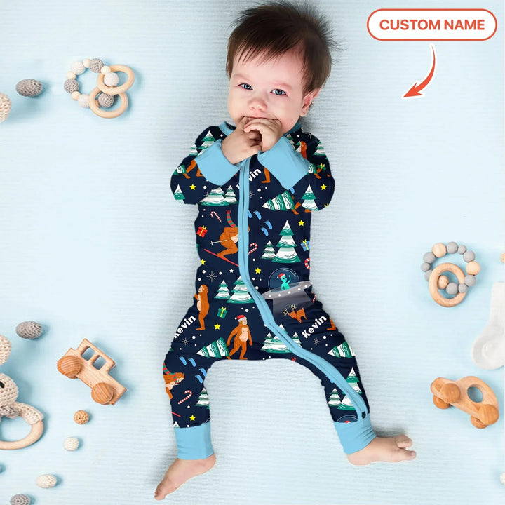 Custom Christmas Bigfoot Convertible Zippy , Custom Christmas Bigfoot Convertible Zippy - 0-3M