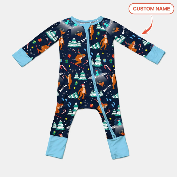 Custom Christmas Bigfoot Convertible Zippy , Custom Christmas Bigfoot Convertible Zippy - 0-3M