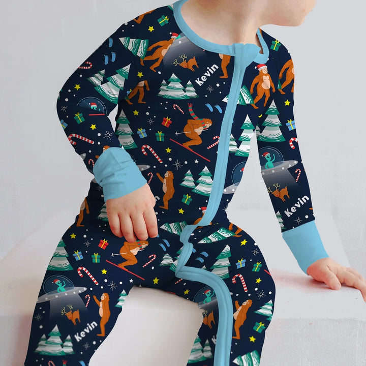 Custom Christmas Bigfoot Convertible Zippy , Custom Christmas Bigfoot Convertible Zippy - 0-3M