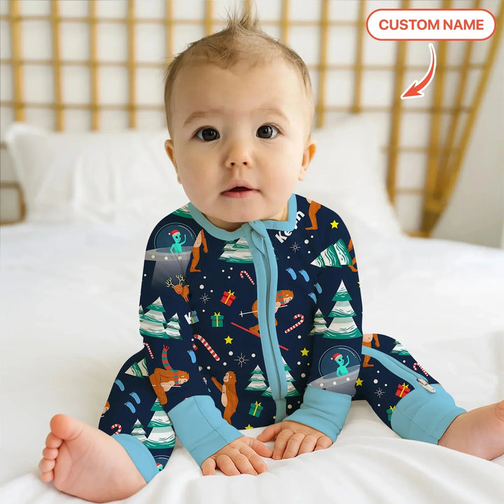 Custom Christmas Bigfoot Convertible Zippy , Custom Christmas Bigfoot Convertible Zippy - 0-3M