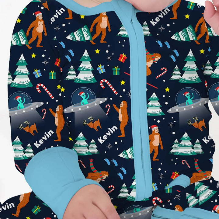 Custom Christmas Bigfoot Convertible Zippy , Custom Christmas Bigfoot Convertible Zippy - 0-3M