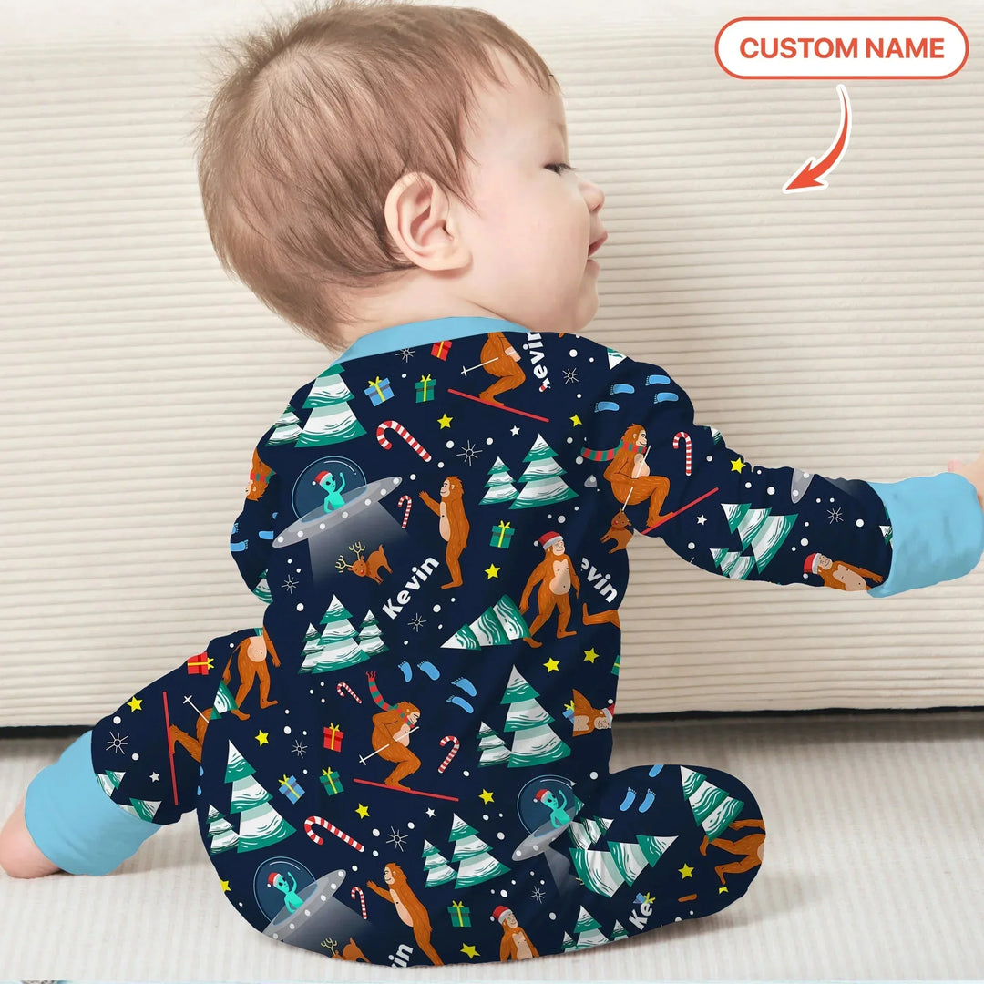 Custom Christmas Bigfoot Convertible Zippy , Custom Christmas Bigfoot Convertible Zippy - 0-3M