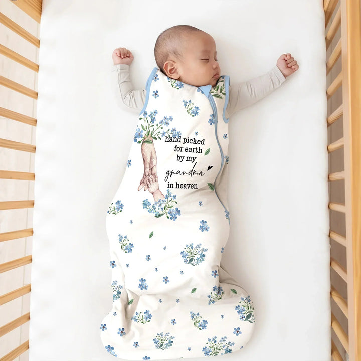 Custom Floral Sleep Bag - Hand picked for earth , Custom Floral Sleep Bag - Hand picked for earth - XS