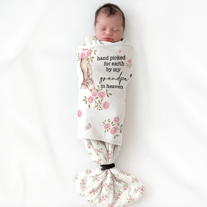 Custom Floral Sleep Bag Swaddler - Hand picked for earth , Custom Floral Sleep Bag Swaddler - Hand picked for earth - XS