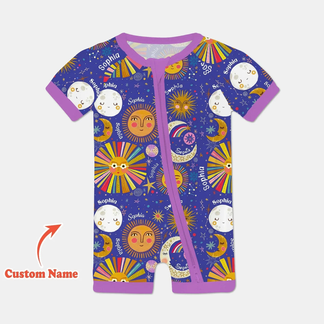 Custom Name Celestial Dream Shorty Zippy , Custom Name Celestial Dream Shorty Zippy - 0-3M