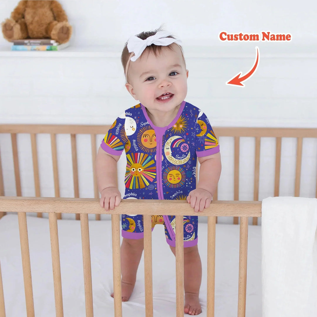 Custom Name Celestial Dream Shorty Zippy , Custom Name Celestial Dream Shorty Zippy - 0-3M
