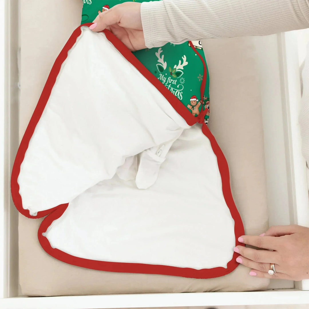 Custom Name "My Deer First's Christmas" For Boy - Sleep Bag , Custom Name "My Deer First's Christmas" For Boy - Sleep Bag - XS / 0.5 TOG