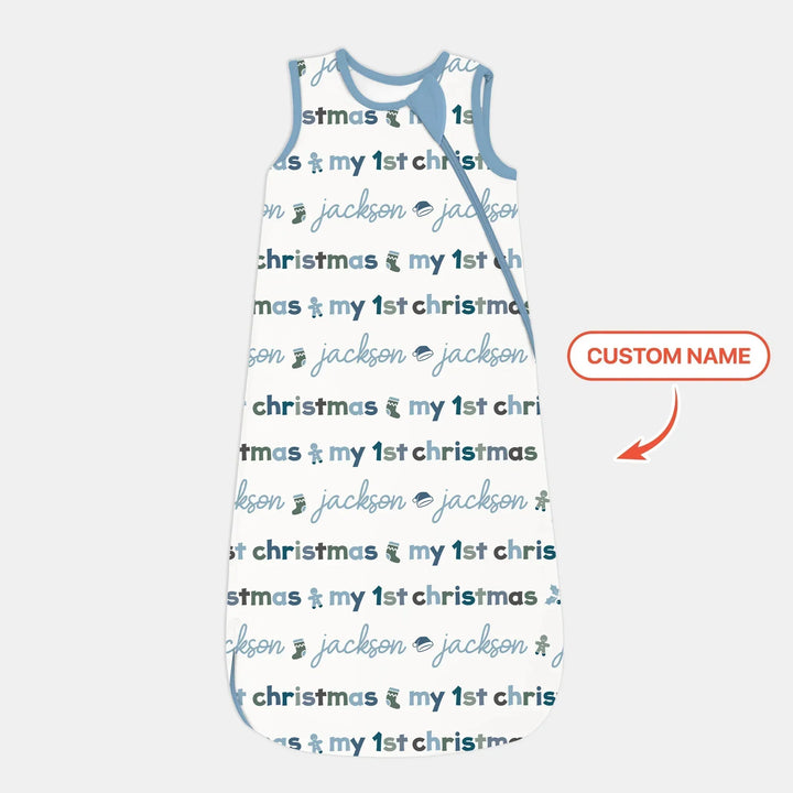 Custom Name My First Christmas Color Mood Sleep Bag , Custom Name My First Christmas Color Mood Sleep Bag - XS / 0.5 TOG