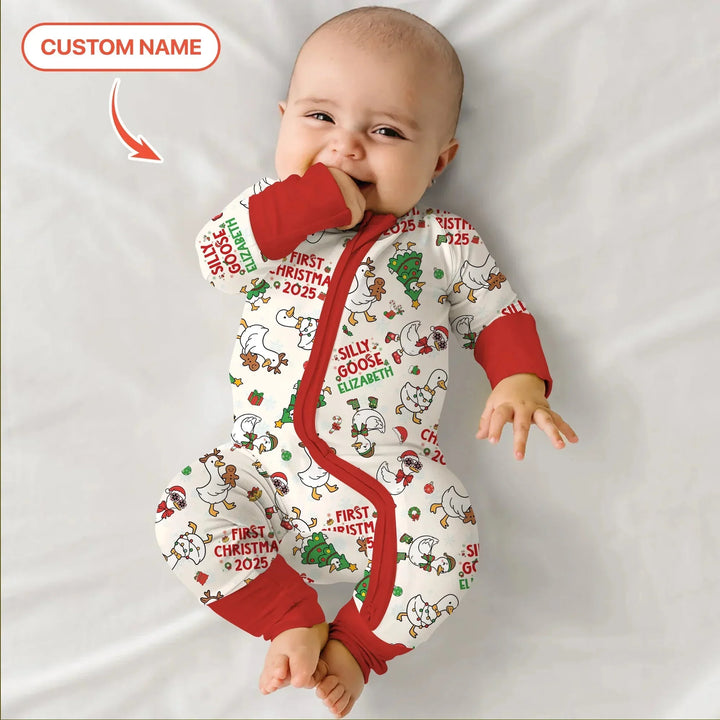 Custom Name "Silly Goose" Convertible Zippy , Custom Name "Silly Goose" Convertible Zippy - 0-3M