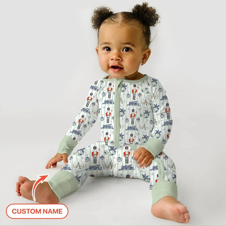 Custom Nutcracker Medium Blue Convertible Zippy , Custom Nutcracker Medium Blue Convertible Zippy - 0-3M