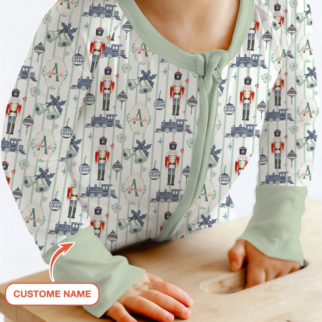 Custom Nutcracker Medium Blue Convertible Zippy , Custom Nutcracker Medium Blue Convertible Zippy - 0-3M