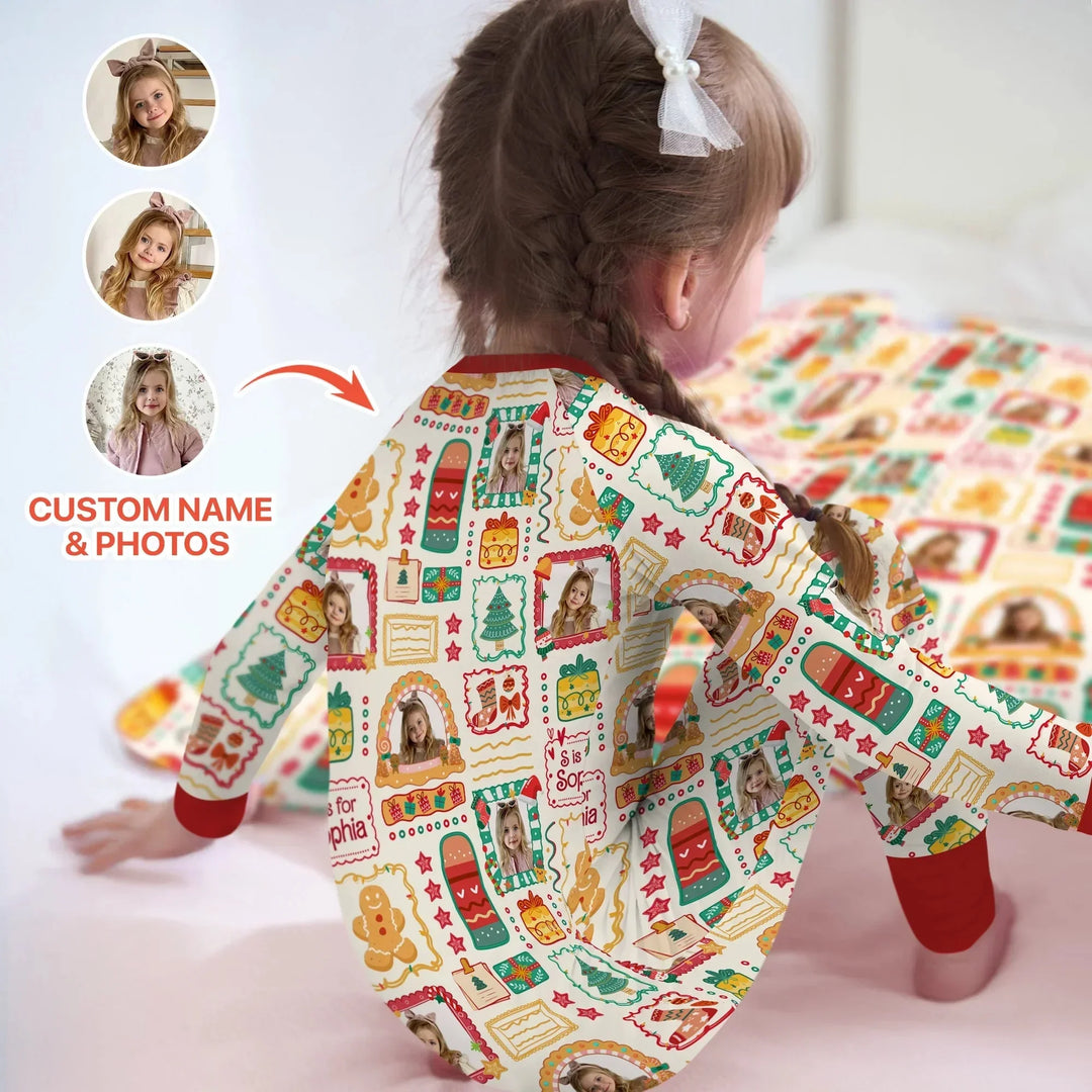 Custom Photo Christmas Frame Custom Name Convertible Zippy , Custom Photo Christmas Frame Custom Name Convertible Zippy - 0-3M