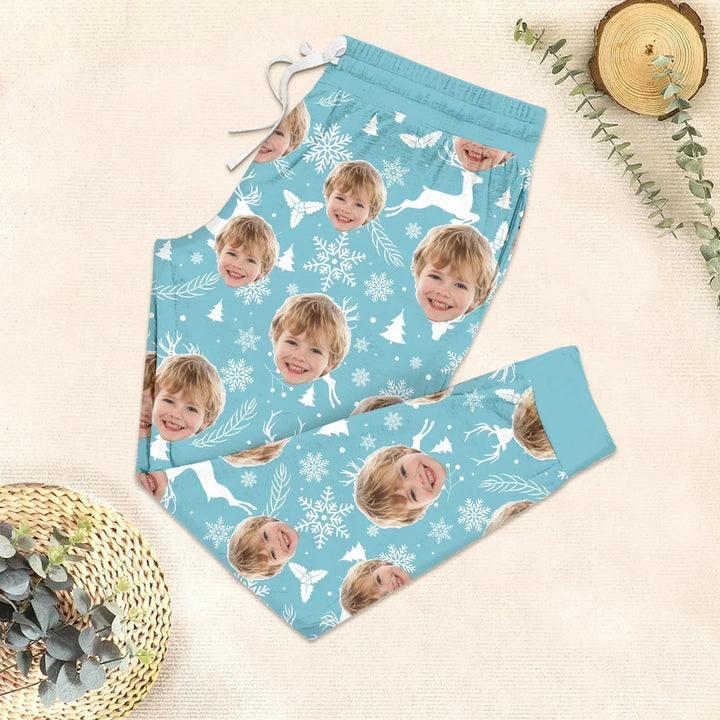 Custom Photo Christmas Men's Pajama Set , Custom Photo Christmas Men's Pajama Set - Only Shirt / XS