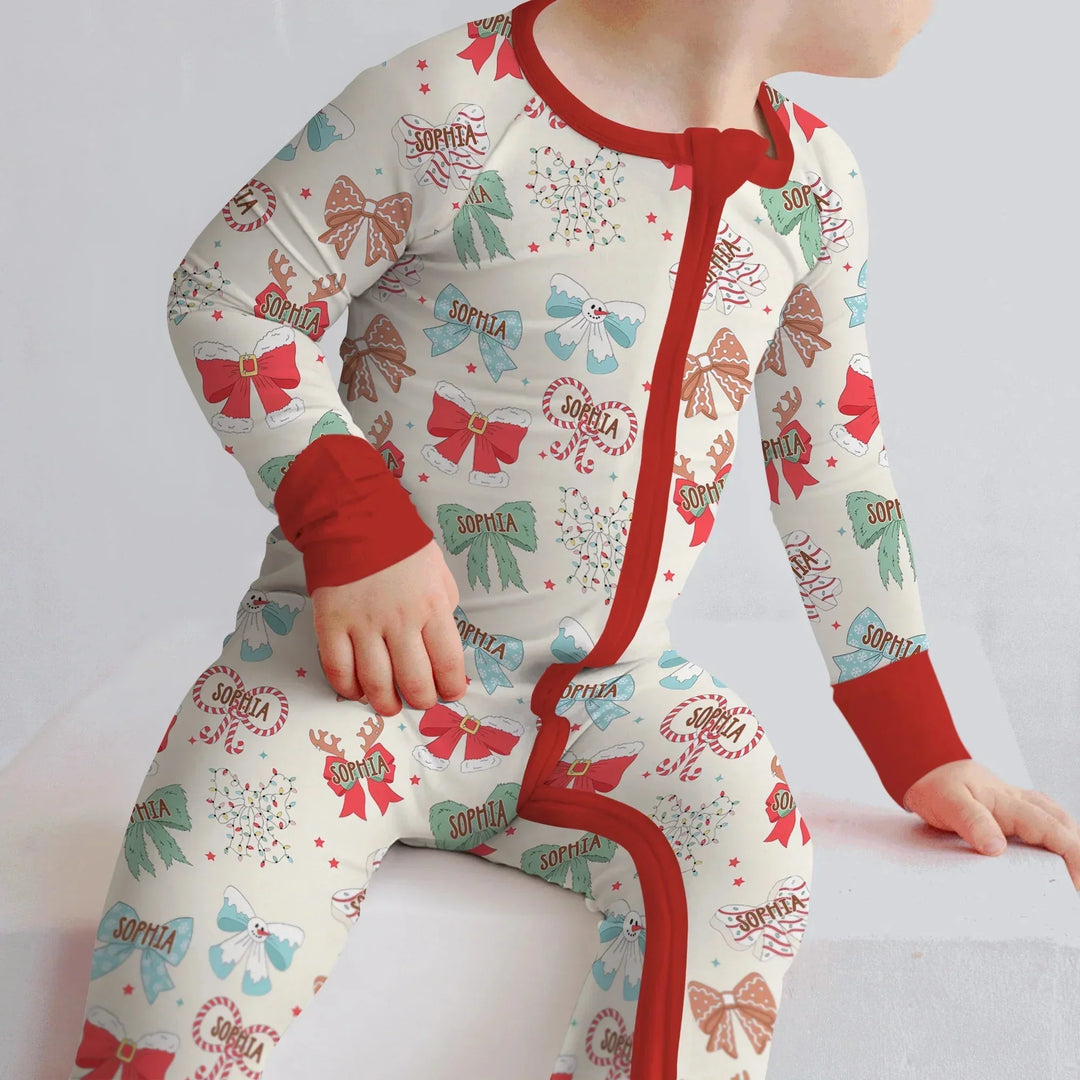 Custom Retro Bowl Christmas Convertible Zippy , Custom Retro Bowl Christmas Convertible Zippy - 0-3M