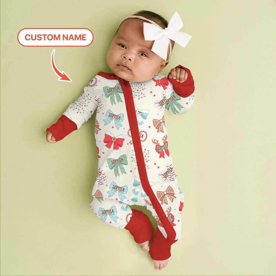 Custom Retro Bowl Christmas Convertible Zippy , Custom Retro Bowl Christmas Convertible Zippy - 0-3M