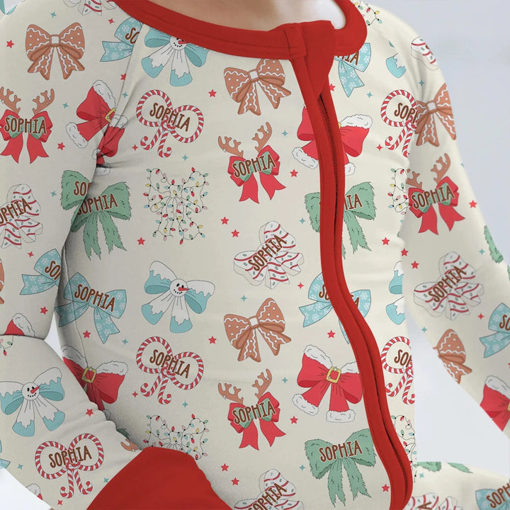 Custom Retro Bowl Christmas Convertible Zippy , Custom Retro Bowl Christmas Convertible Zippy - 0-3M