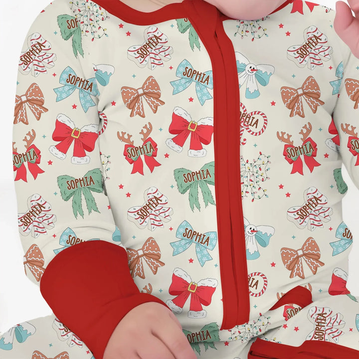 Custom Retro Bowl Christmas Convertible Zippy , Custom Retro Bowl Christmas Convertible Zippy - 0-3M