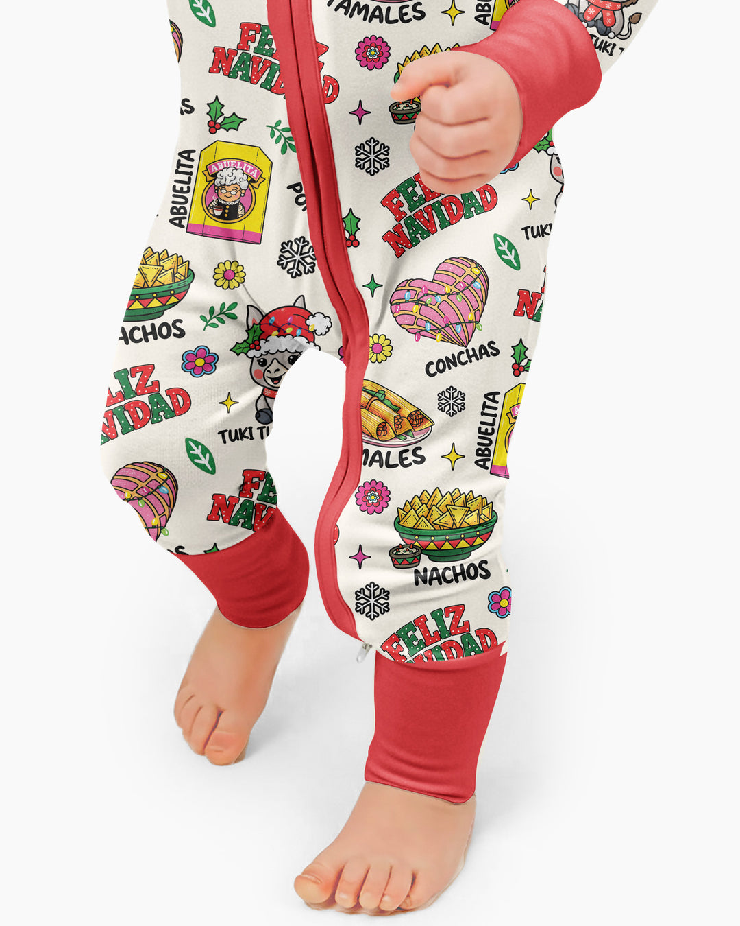 Mexican Christmas Feliz Navidad Bamboo Convertible Zippy