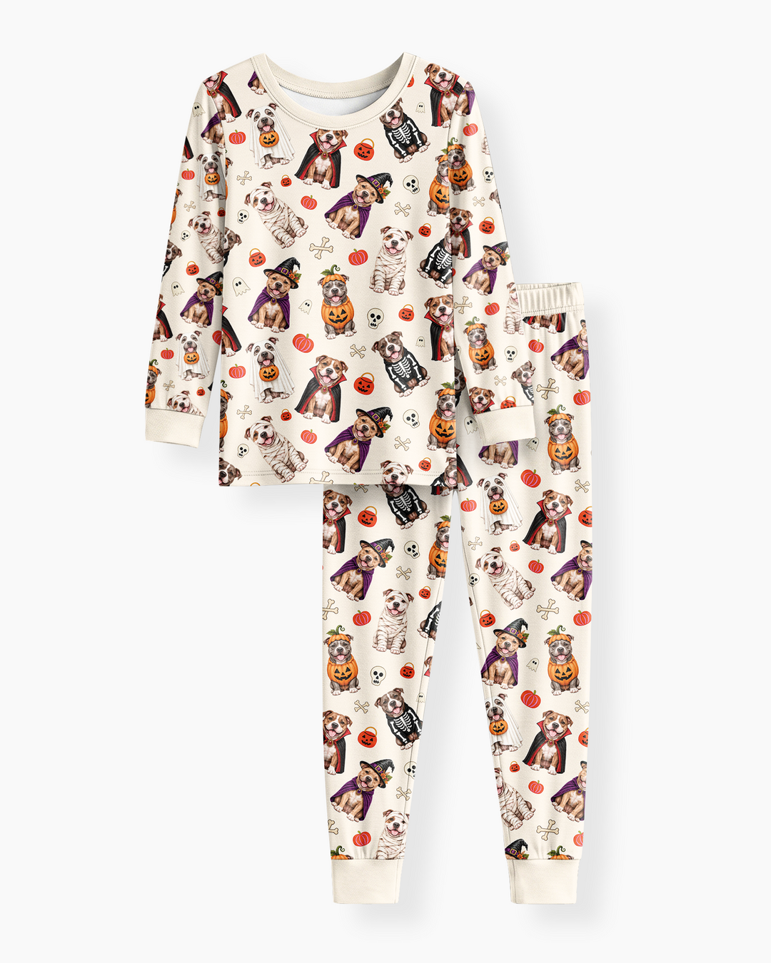 Pit Boo Bamboo Two Piece Long Sleeve Pajama Set