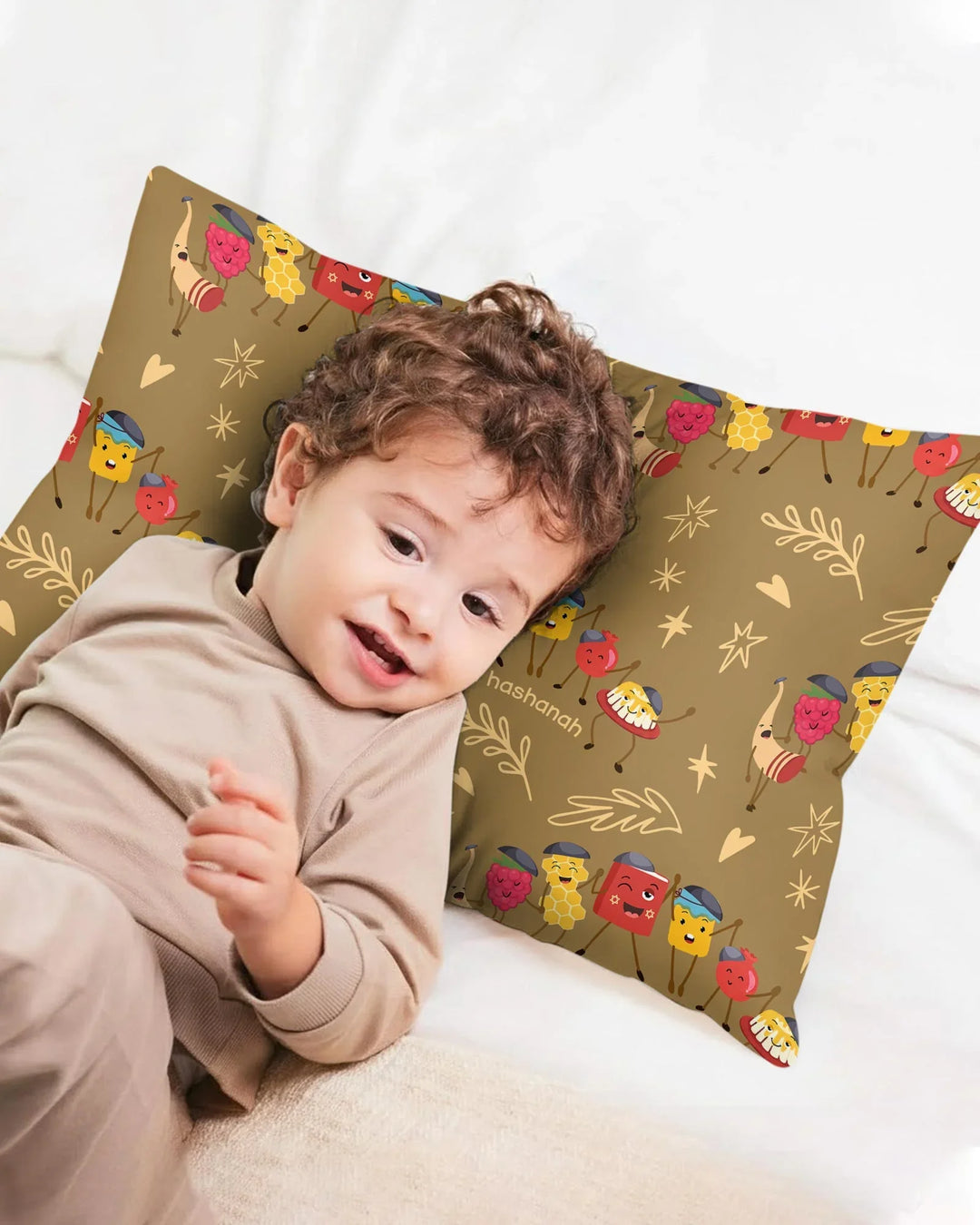 Let's Celebrate Rosh Hashanah Bamboo Pillow Case