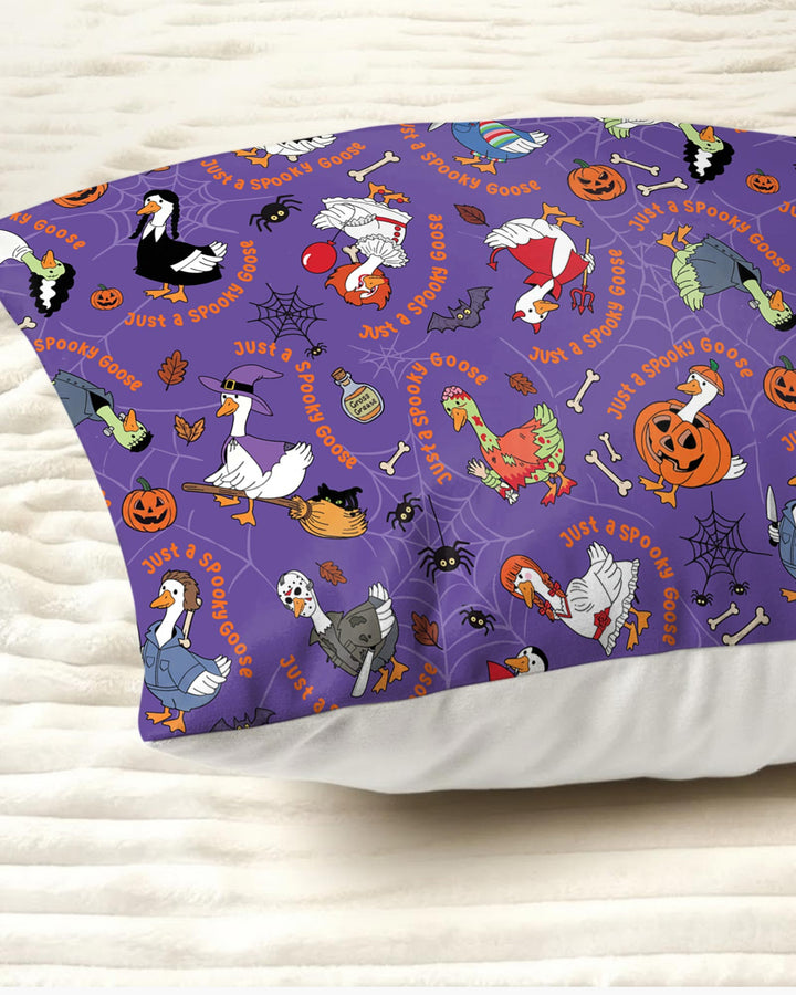 Just A Spooky Goose Family Matching Bamboo Pillow Case