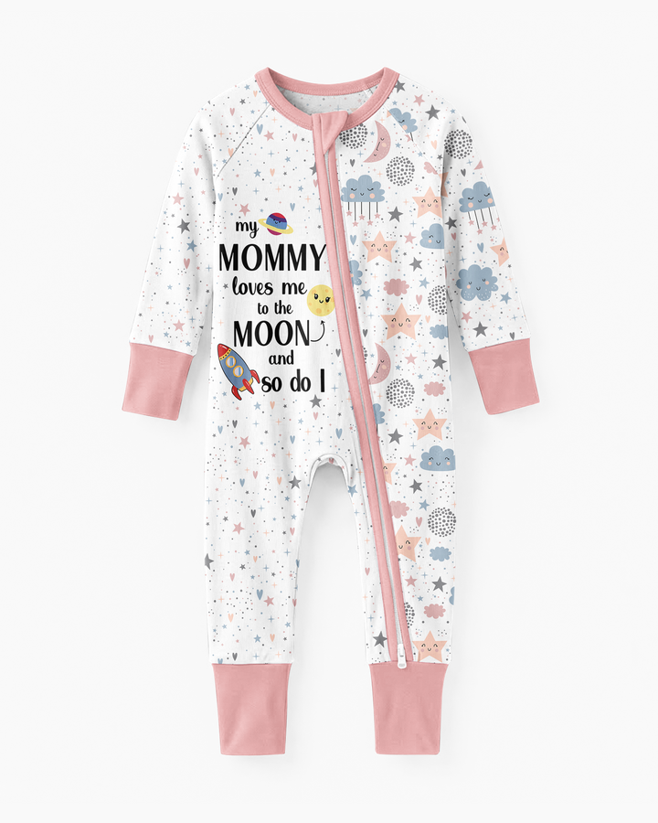 My Mommy Loves Me To The Moon And So Do I Bamboo Convertible Zippy